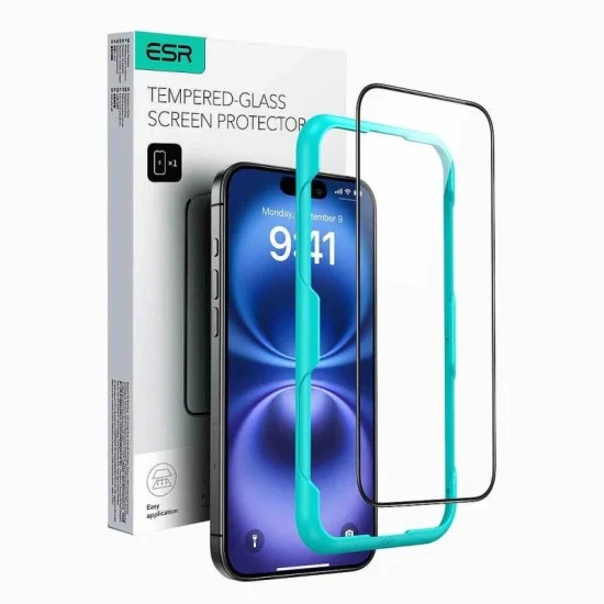 Screen Protector Iphone 16 Tempered-Glass Esr - Clear